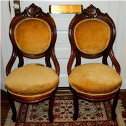 Rococo-Renaissance Rosewood Chairs C1860 #1221641