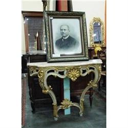 French Louis XV St guilted console c.1900 #1221649