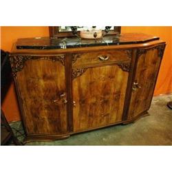 French Art Deco walnut buffet c.1930 #1221652