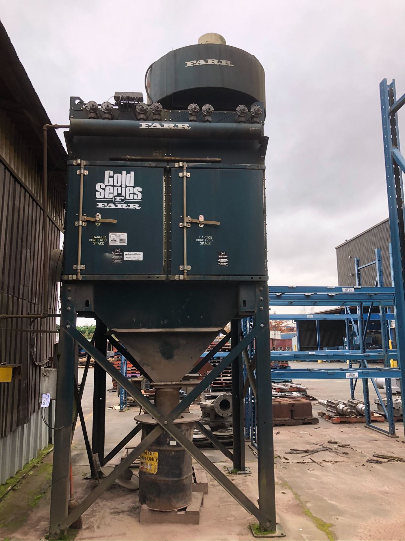 FARR GOLD SERIES DUST COLLECTION SYSTEM INCLUDES ELECTRIC CONTROL ...