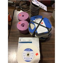 LOT OF ASSORTED 6" X 1" X 1" GRINDING WHEELS AND MORE