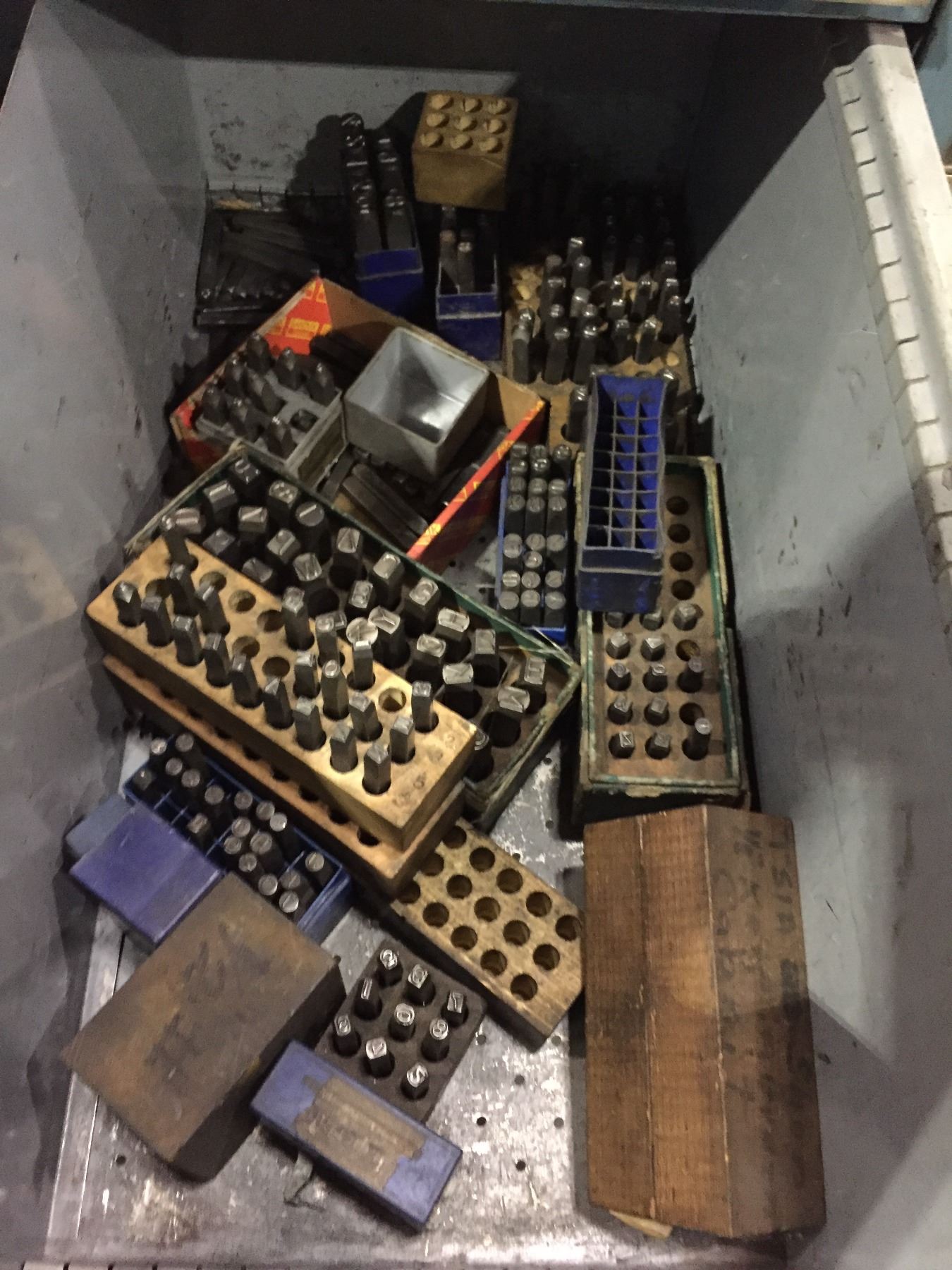 LOT OF ASSORTED NUMBER AND LETTER STAMPS Able Auctions Lot of assorted number and letter stamps able auctions