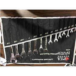 PTA CANADA 14 PIECE SAE 3/8"-1-1/4" COMBINATION WRENCH SET