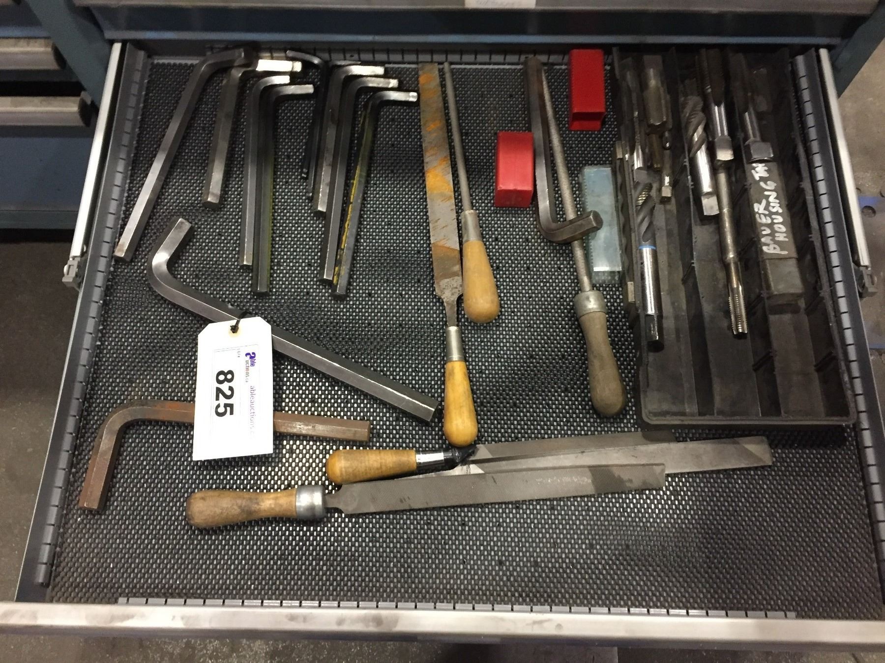 Toooling File LOT OF ASSORTED, TAPS, TOOLING, FILES, ALLEN WRENCHES