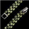 Image 3 : Natural Top Rich Green Peridot 154.33 Ct Bracelet