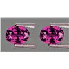 Image 1 : Natural Pinkish Purple Rhodolite Garnet Pair 7x5 MM