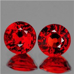 Natural AAA Red Ruby Pair{Flawless-VVS1}