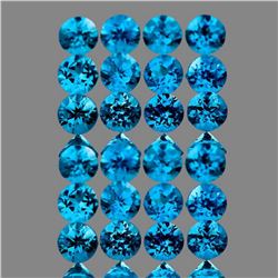 Natural Intense Brazil Paraiba Blue Apatite 30 Pcs