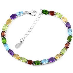 Natutal AMETHYST TOPAZ GARNET CITRINE PERIDOT Bracelet