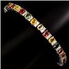 Image 1 : Natural Top Fancy Colors Sapphire Bracelet
