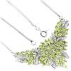 Image 3 : NATURAL APPLE GREEN PERIDOT  Necklace