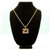 Image 1 : AWESOME 14 Kt. GOLD PLATED MICHAEL JORDAN PENDANT