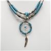 Image 3 : TURQUOISE BEAD NECKLACE AND BRACELET SET