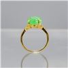 Image 3 : Lovly Hand Carved 5.45 Ct Jade Rose Ring