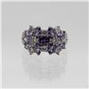 Image 1 : Beautiful 11.5 Ct. Diamond and Amethyst Ring