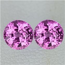 Natural AAA Pink Sapphire Pair{Flawless-VVS1}