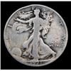Image 2 : ***Auction Highlight*** 1921-d Walking Liberty Half Dollar 50c Graded vg+ By USCG (fc)