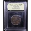 Image 4 : ***Auction Highlight*** 1787 Fugio Colonial Cent 1c Graded f+ By USCG (fc)