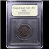 Image 4 : ***Auction Highlight*** 1804 Draped Bust Half Cent 1/2c Graded xf By USCG (fc)