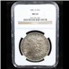 Image 2 : NGC 1881-o Morgan Dollar $1 Graded ms63 By NGC