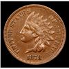 Image 2 : 1878 Indian Cent 1c Grades Select AU