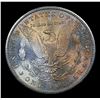 Image 3 : 1881-s Rainbow Toned Morgan Dollar $1 Grades Choice+ Unc