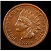 Image 2 : 1884 Indian Cent 1c Grades Select AU