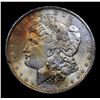 Image 2 : 1884-o Colorfully Toned Morgan Dollar $1 Grades Select+ Unc