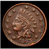 Image 2 : 1863 Indian Civil War Token 1c Grades Select AU