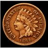 Image 2 : 1862 Indian Cent 1c Grades vf++