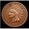 Image 2 : 1873 Closed 3 Indian Cent 1c Grades vf++