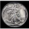 Image 2 : 1943-p Walking Liberty Half Dollar 50c Grades GEM+ Unc