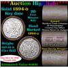 Image 1 : ***Auction Highlight*** Full solid Key date 1894-o Morgan silver dollar roll, 20 coins (fc)