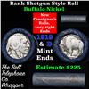 Image 1 : Buffalo Nickel Shotgun Roll in Old Bank Style 'Bell Telephone'  Wrapper 1919 & d Mint Ends