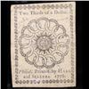 Image 2 : ***Auction Highlight*** Continental Currency February 17, 1776 $2/3 Fr-CC22 Plate C, Grades vf+ (fc)