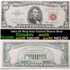 Image 1 : 1963 $5 Red seal United States Note Grades Select AU