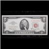 Image 8 : 5 Consecutive Serial Number 1963A $2 Red Seal United States Note's All CU