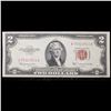 Image 2 : 1953c $2 Red Seal United States Note Key To The Series Grades Choice AU/BU Slider