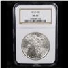 Image 2 : ***Auction Highlight*** NGC 1881-s Morgan Dollar $1 Graded ms66 By NGC (fc)