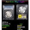 Image 1 : ***Auction Highlight*** PCGS 1879-s Morgan Dollar $1 Graded ms66 By PCGS (fc)