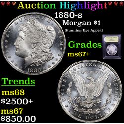 ***Auction Highlight*** 1880-s Morgan Dollar $1 Graded Gem++ Unc By USCG (fc)