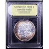 Image 4 : ***Auction Highlight*** 1886-p Rainbow Toned vam 6b R5 Morgan Dollar $1 Graded GEM+++ Unc By USCG (f