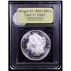 Image 4 : ***Auction Highlight*** 1882/1882-s Vam 37 I3 R5 Morgan Dollar $1 Graded GEM++ Unc By USCG (fc)