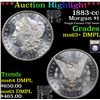 Image 1 : ***Auction Highlight*** 1883-cc Morgan Dollar $1 Graded Select Unc+ DMPL By USCG (fc)