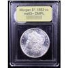 Image 4 : ***Auction Highlight*** 1883-cc Morgan Dollar $1 Graded Select Unc+ DMPL By USCG (fc)