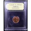 Image 4 : ***Auction Highlight*** 1913-p Lincoln Cent 1c Graded GEM+ Unc RB BY USCG (fc)