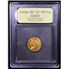 Image 4 : ***Auction Highlight*** 1911-p Gold Indian Quarter Eagle $2 1/2 Graded Select Unc By USCG (fc)