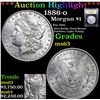 Image 1 : ***Auction Highlight*** 1886-o Morgan Dollar $1 Graded Select Unc By USCG (fc)