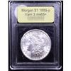 Image 4 : ***Auction Highlight*** 1889-p Vam 3 I3 R5 Morgan Dollar $1 Graded GEM+ Unc By USCG (fc)