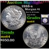 Image 1 : ***Auction Highlight*** 1888-s Morgan Dollar $1 Graded Choice Unc By USCG (fc)